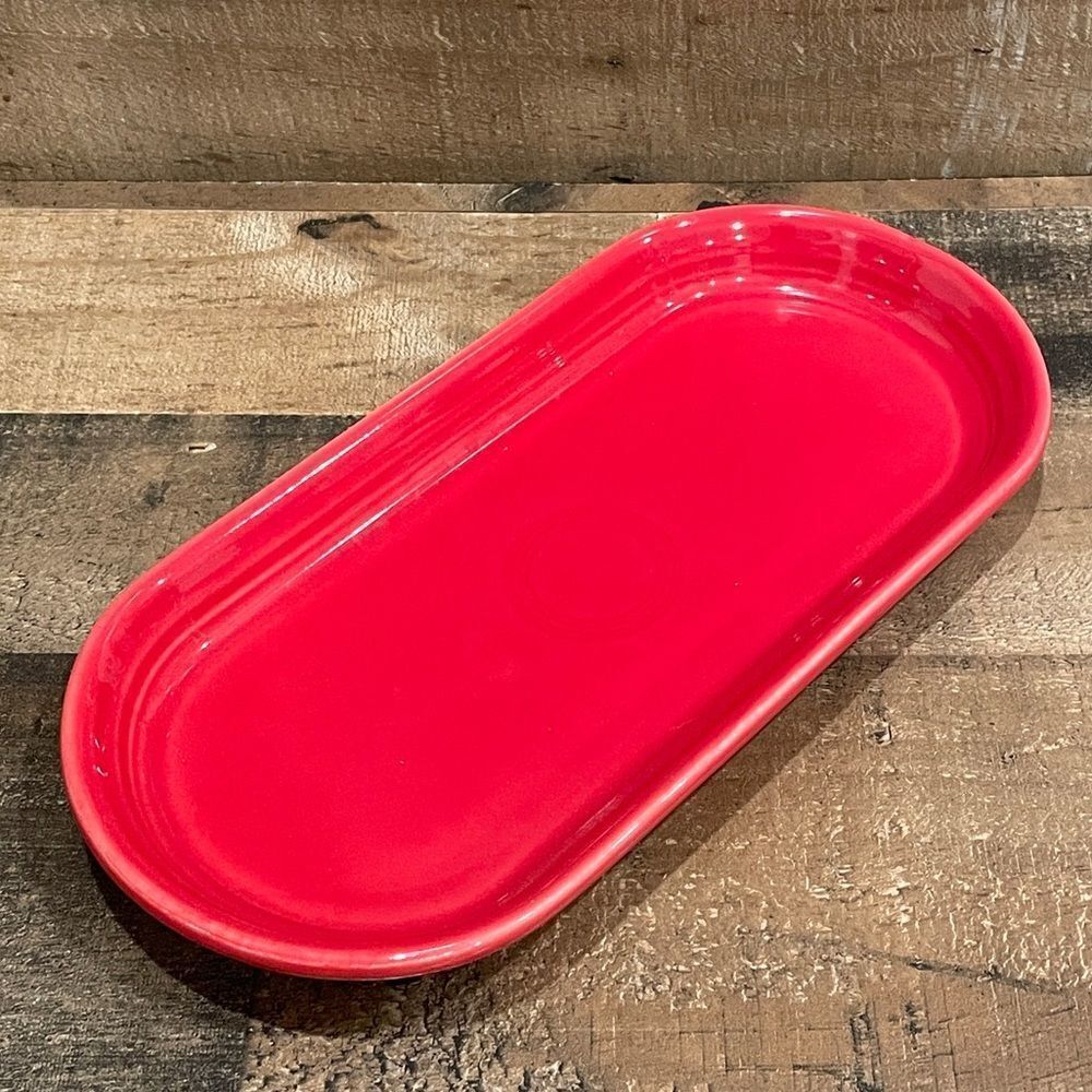 Fiesta Scarlet Bread Tray